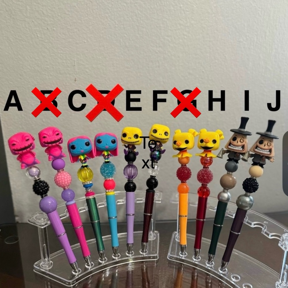 🌺Funko Pop Nightmare Before Christmas Beadable Pens